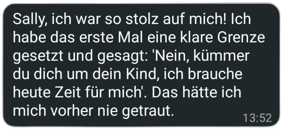 Kundenfeedback von einer Bonusmama 13